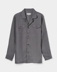 Linen Overshirt Charcoal