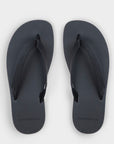 Black Saffiano Leather Flip-flops