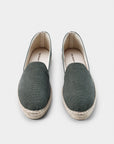 Bottle Green Espadrilles in Recycled PET - THE RESORT CO
