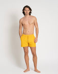 Classic Swim Shorts Yellow Seersucker - THE RESORT CO