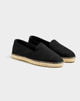 Espadrilles Black Suede - THE RESORT CO