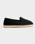 Espadrilles Black Suede - THE RESORT CO
