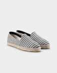 Grey Stripe Seaqual Espadrilles - THE RESORT CO