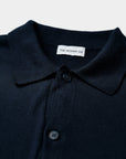 Knitted Shirt Navy - THE RESORT CO