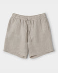 Linen Drawstring Shorts Oatmeal - THE RESORT CO