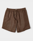 Linen Drawstring Shorts Sandalwood - THE RESORT CO