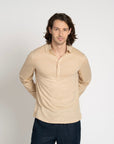 Linen Jersey Popover Sand - THE RESORT CO