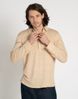 Linen Jersey Popover Sand - THE RESORT CO