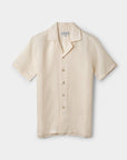 Linen Resort Shirt Ivory - THE RESORT CO