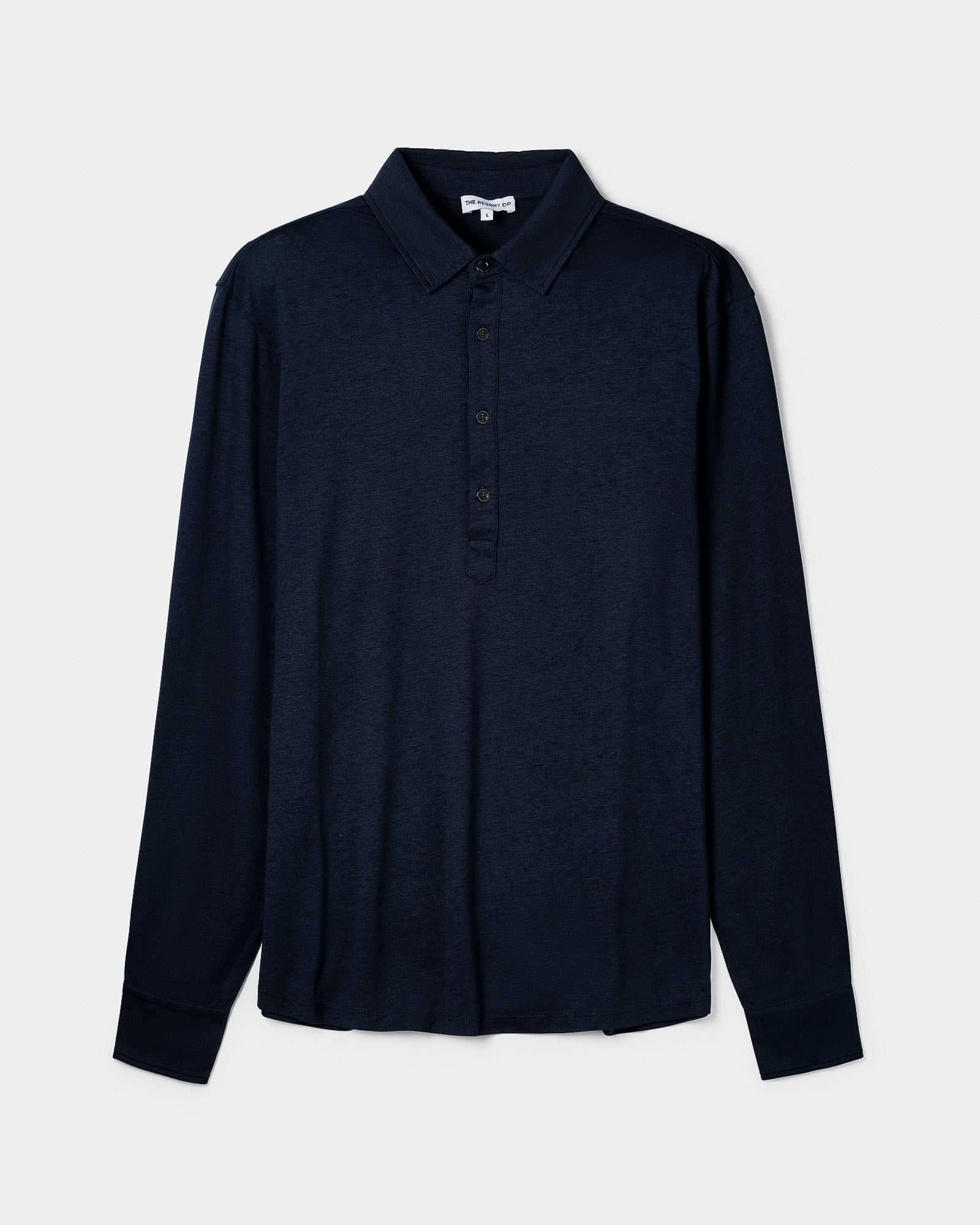 Lyocell Popover Navy – THE RESORT CO