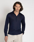 Lyocell Popover Navy - THE RESORT CO