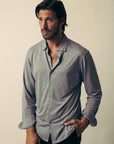 Lyocell Shirt Grey Melange - THE RESORT CO