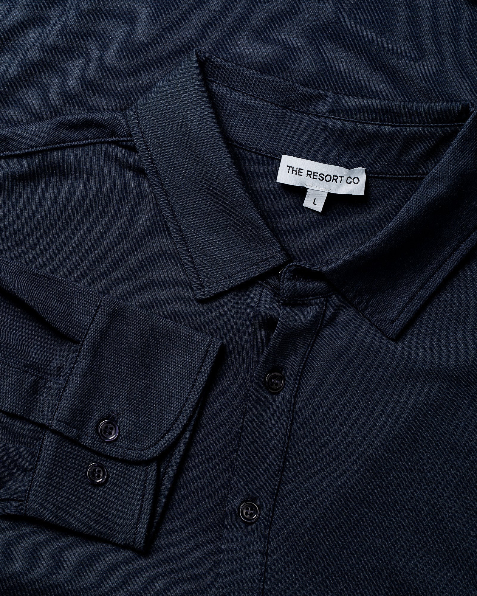 Lyocell Shirt Navy – THE RESORT CO