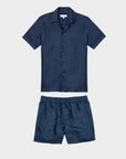Navy Linen Set - THE RESORT CO