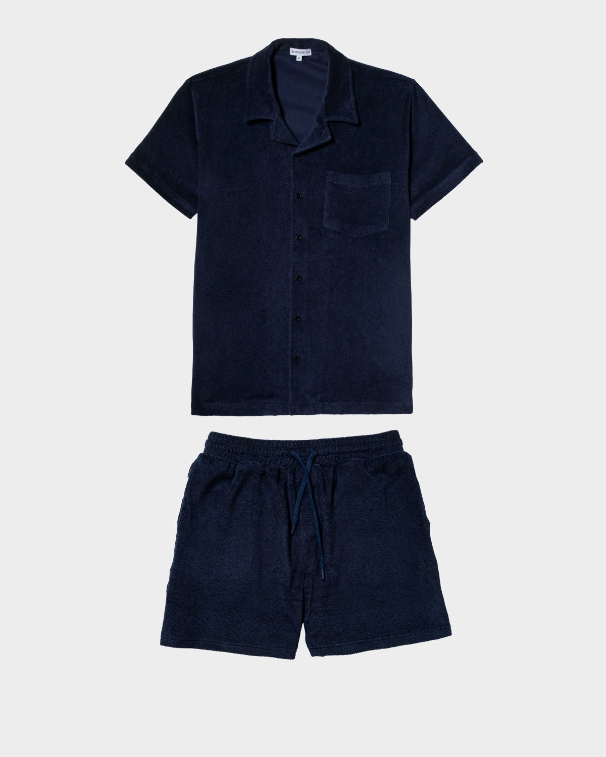 The Terry Striped Set-Ivory main image 0