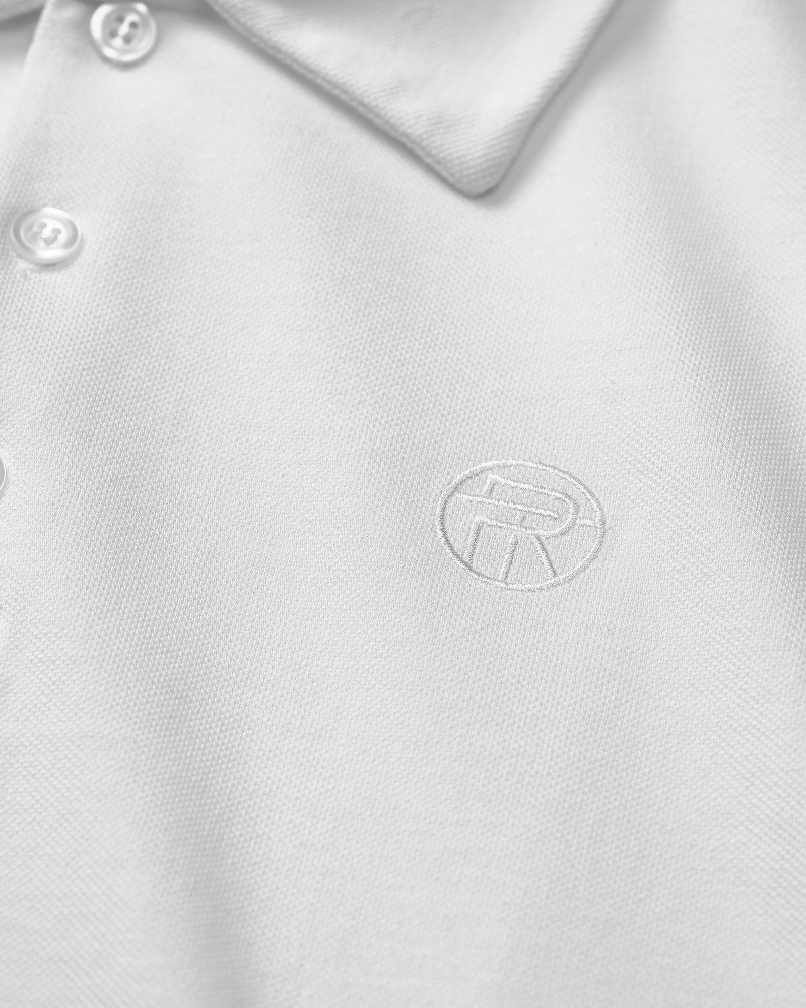 Piqué Polo Shirt Ivory - THE RESORT CO
