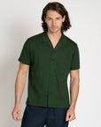 Piqué Resort Shirt Deep Green - THE RESORT CO
