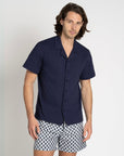 Piqué Resort Shirt Navy - THE RESORT CO