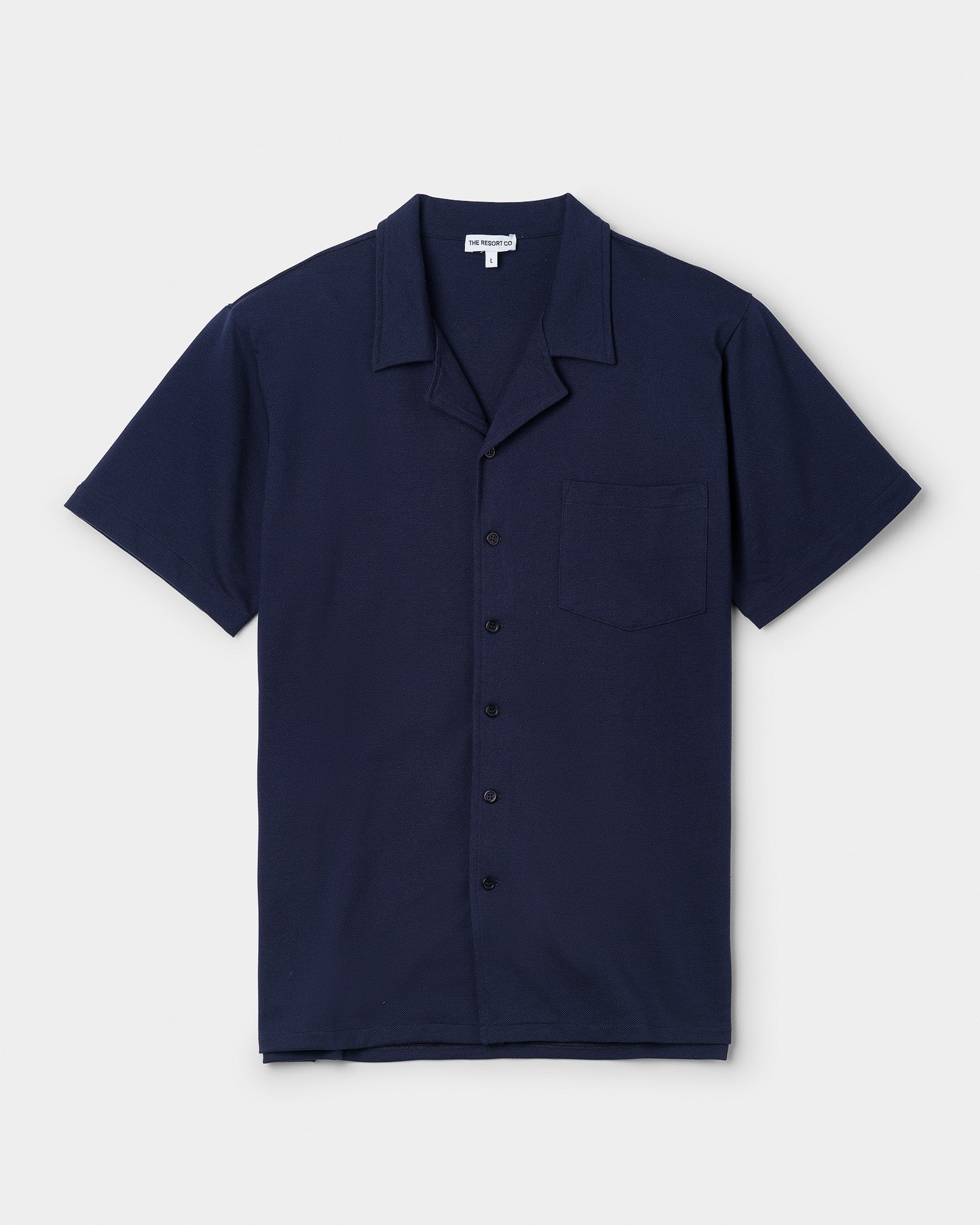 Piqué Resort Shirt Navy – THE RESORT CO