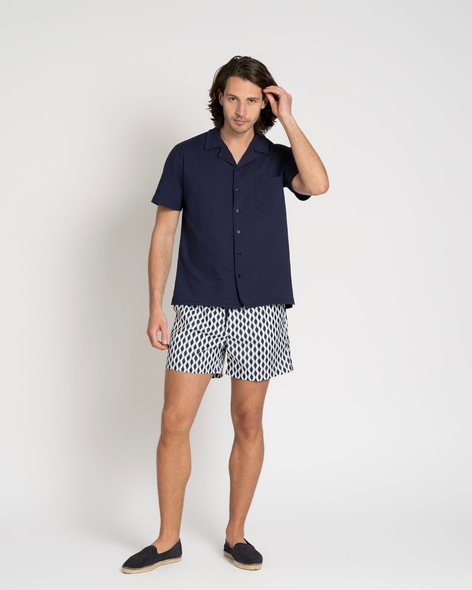 Piqué Resort Shirt Navy – THE RESORT CO