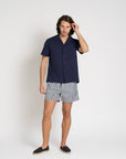 Piqué Resort Shirt Navy - THE RESORT CO
