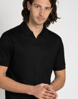 Resort Polo Shirt All Black - THE RESORT CO