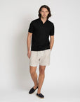 Resort Polo Shirt All Black - THE RESORT CO