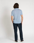 Resort Polo Shirt Light Blue Melange - THE RESORT CO