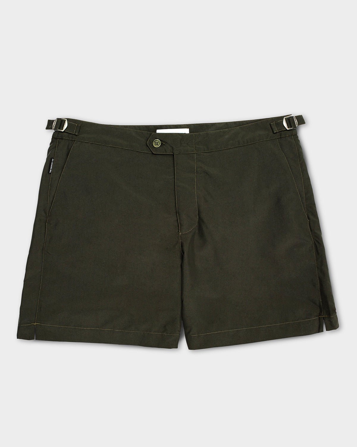 Tailored Swim Shorts Aloe Grey – THE RESORT CO