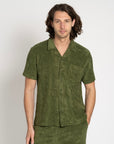 Terry Short Sleeve Shirt Cypress Green - THE RESORT CO
