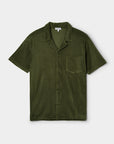 Terry Short Sleeve Shirt Cypress Green - THE RESORT CO