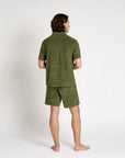 Terry Short Sleeve Shirt Cypress Green - THE RESORT CO