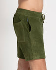 Terry Shorts Cypress Green - THE RESORT CO