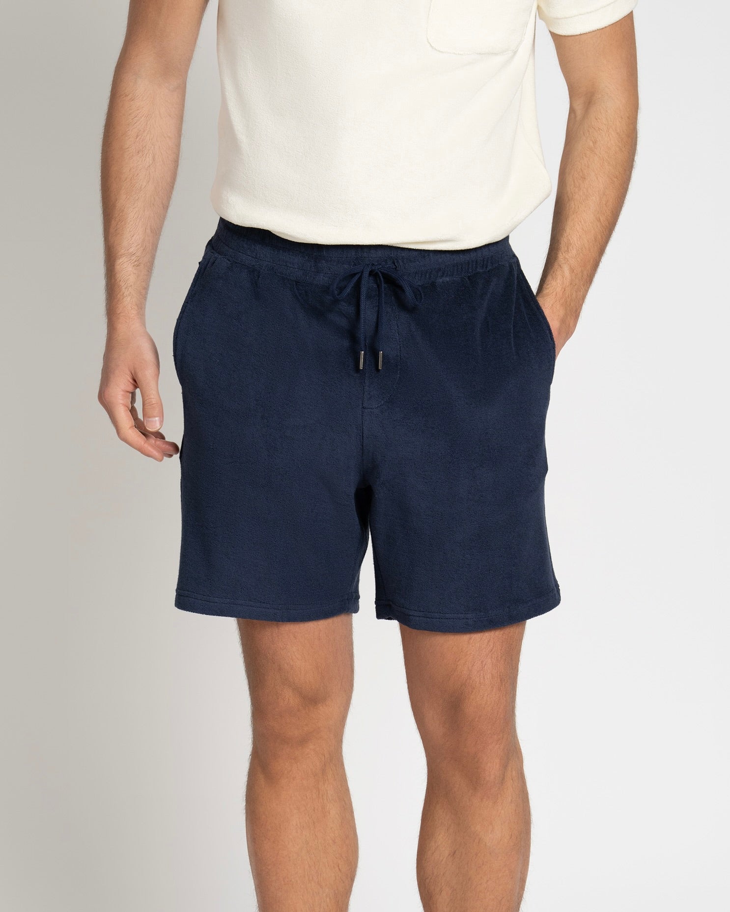 Terry Shorts Navy – THE RESORT CO