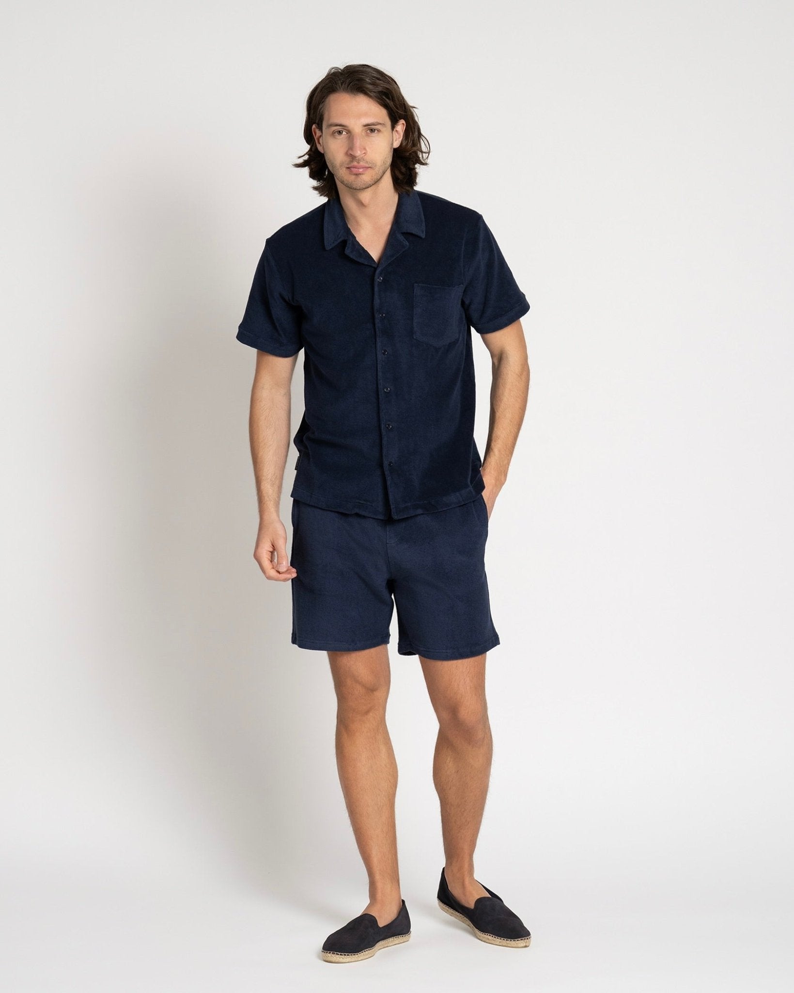 Terry Shorts Navy – THE RESORT CO