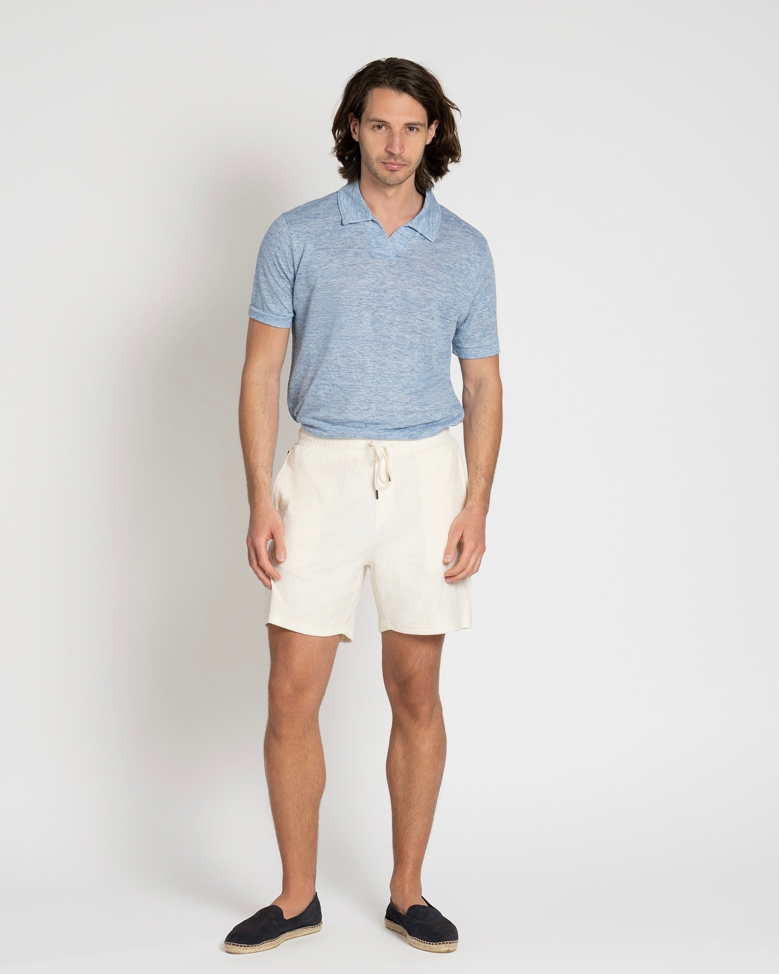 Terry Shorts White – THE RESORT CO Terry Shorts White – THE RESORT CO