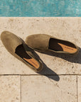 Espadrilles Olive Suede - THE RESORT CO
