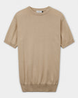 Knitted Tee Camel - THE RESORT CO