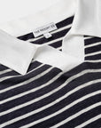 Resort Polo Shirt Navy striped - THE RESORT CO