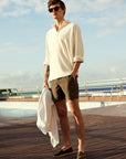 Tailored Swim Shorts Ivy Green - THE RESORT CO