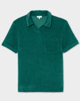 Terry Polo Shirt Emerald Green - THE RESORT CO