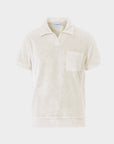 Terry Polo Shirt White - THE RESORT CO