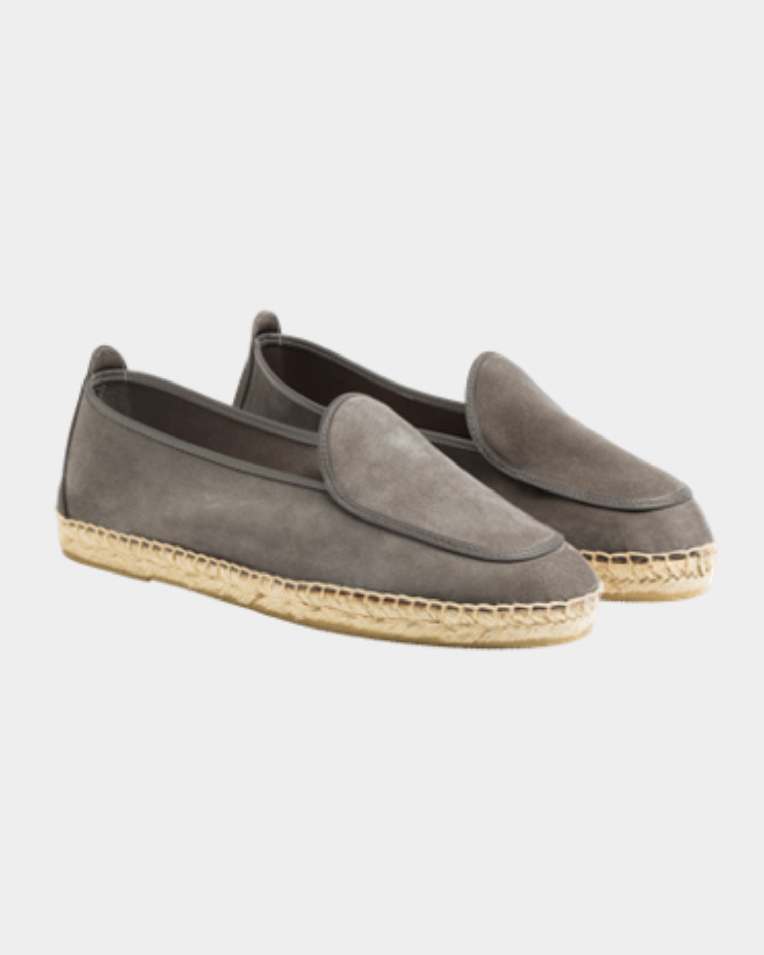 Anthracite Belgian Loafer Style Espadrilles - THE RESORT CO