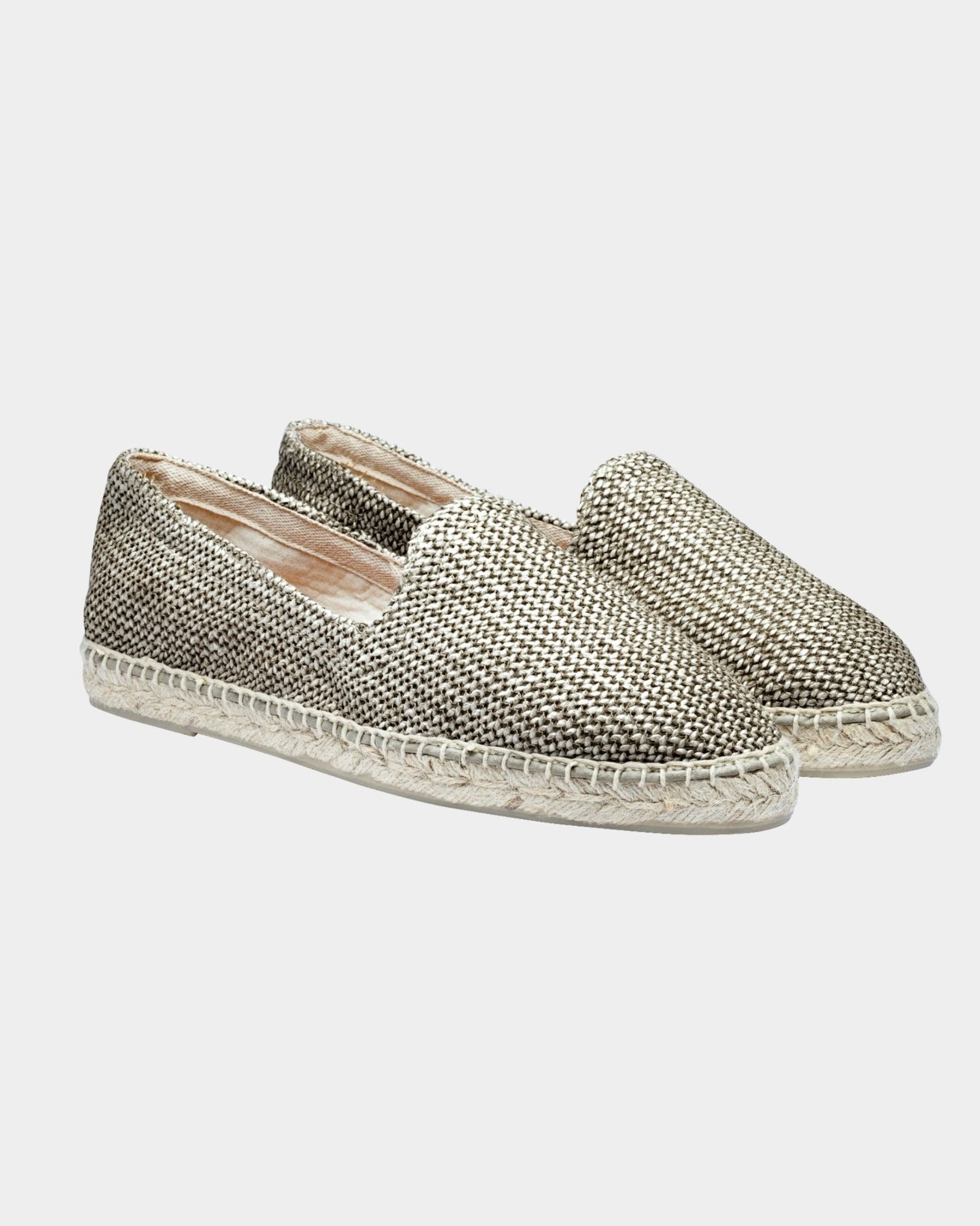 Brown Raffia Espadrilles - THE RESORT CO