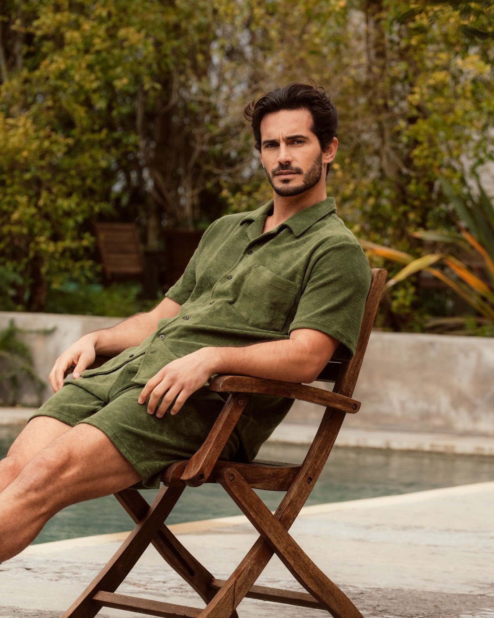 Cypress Green Terry Set - THE RESORT CO