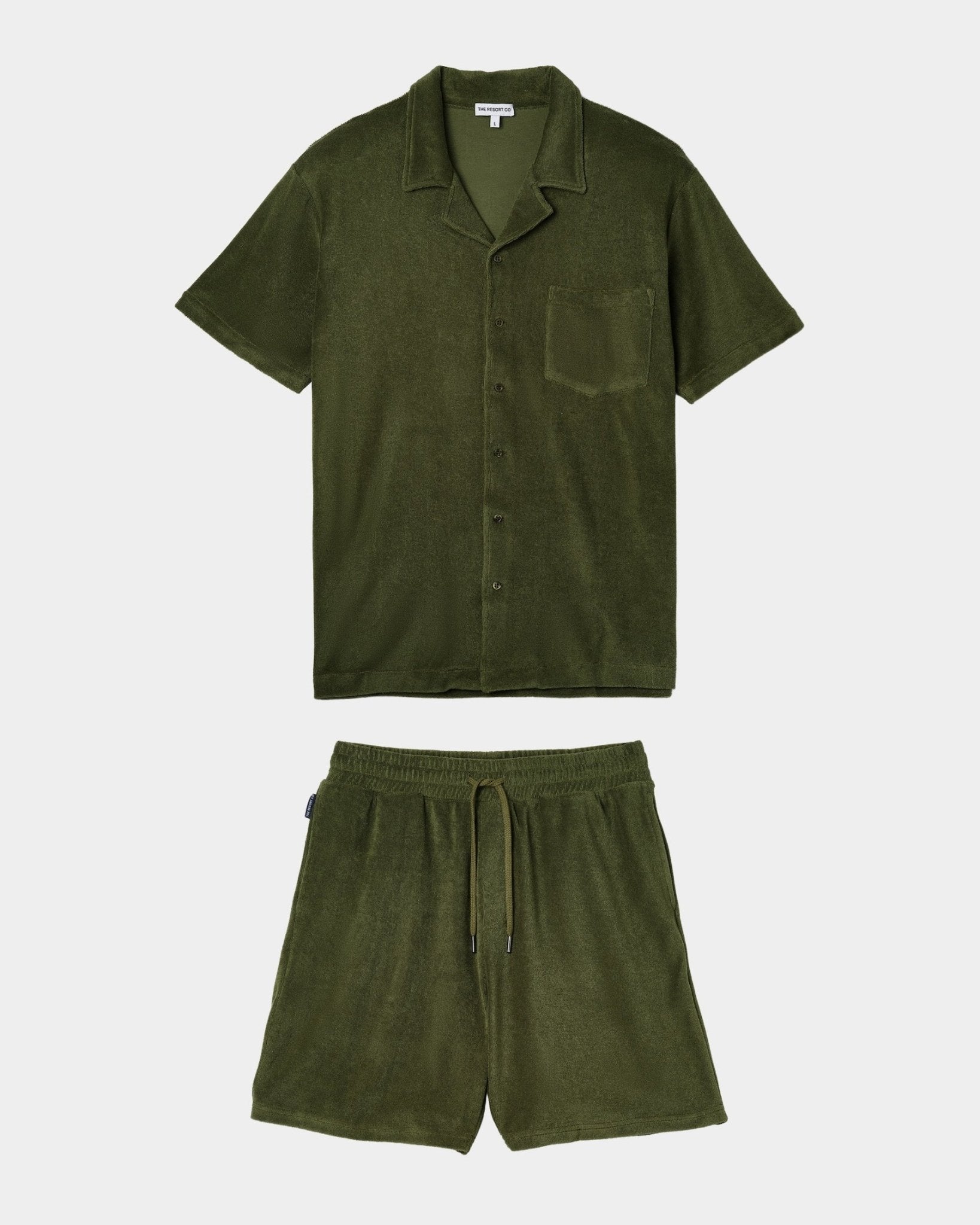 Cypress Green Terry Set - THE RESORT CO