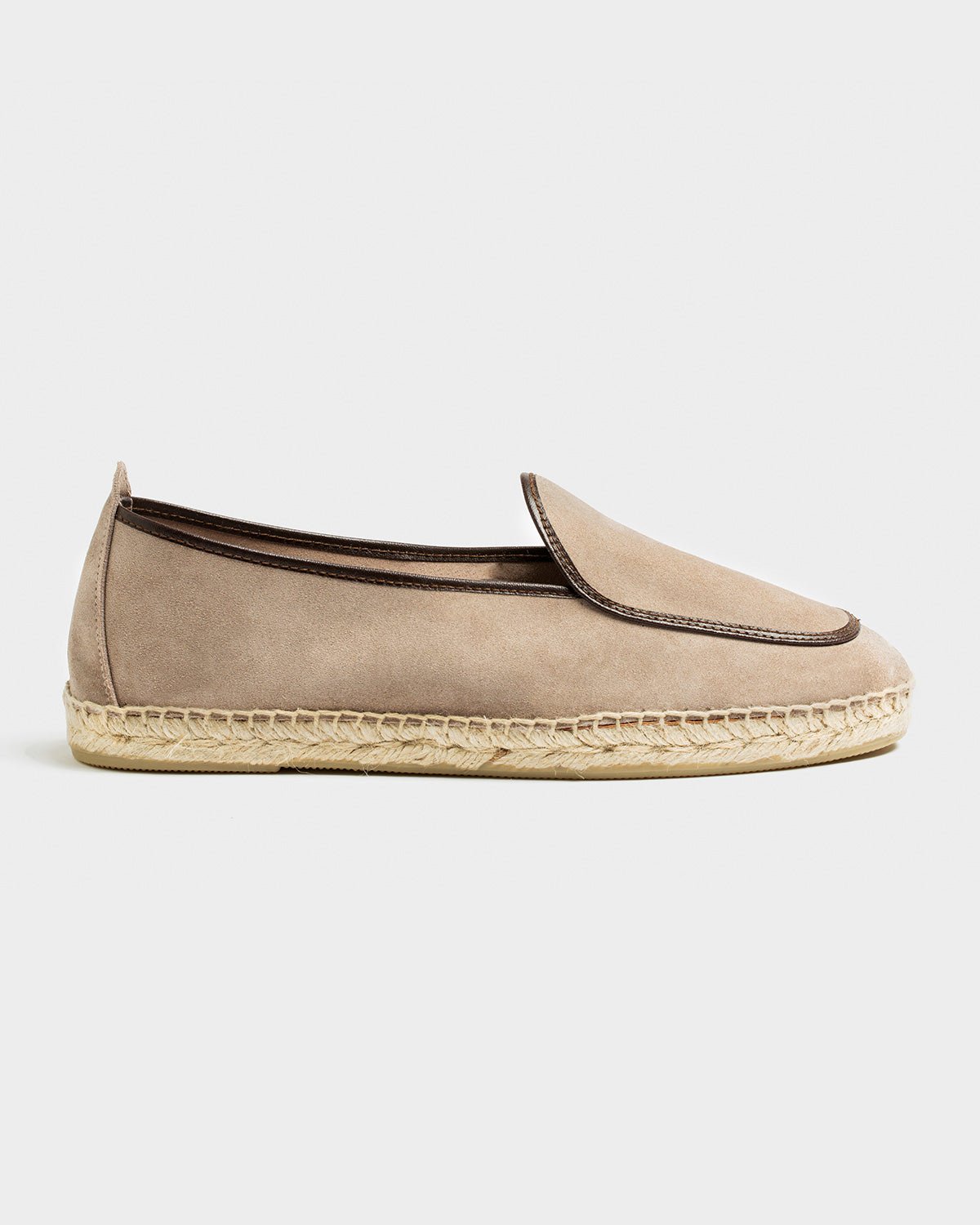 Espadrilles Belgian Loafer Style Sand Suede - THE RESORT CO