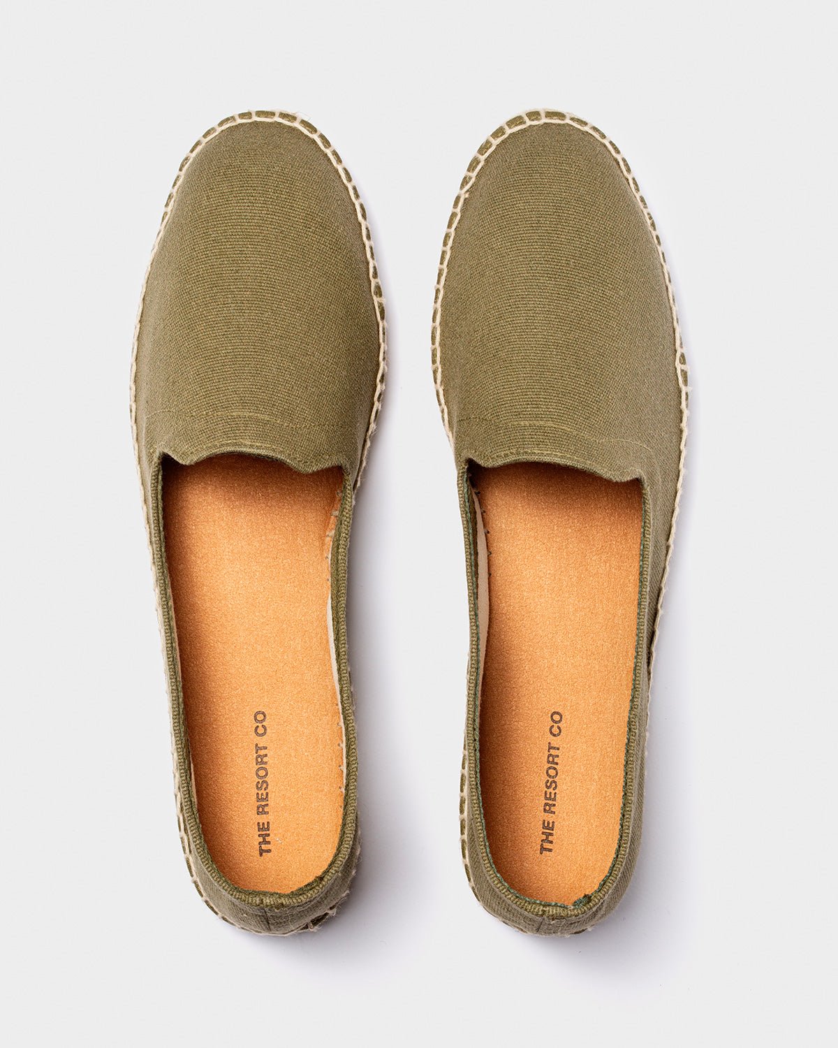 Espadrilles Green Canvas - THE RESORT CO