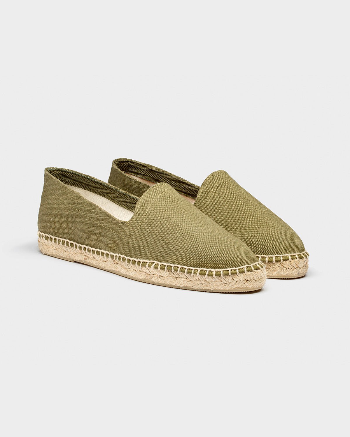 Espadrilles Green Canvas - THE RESORT CO