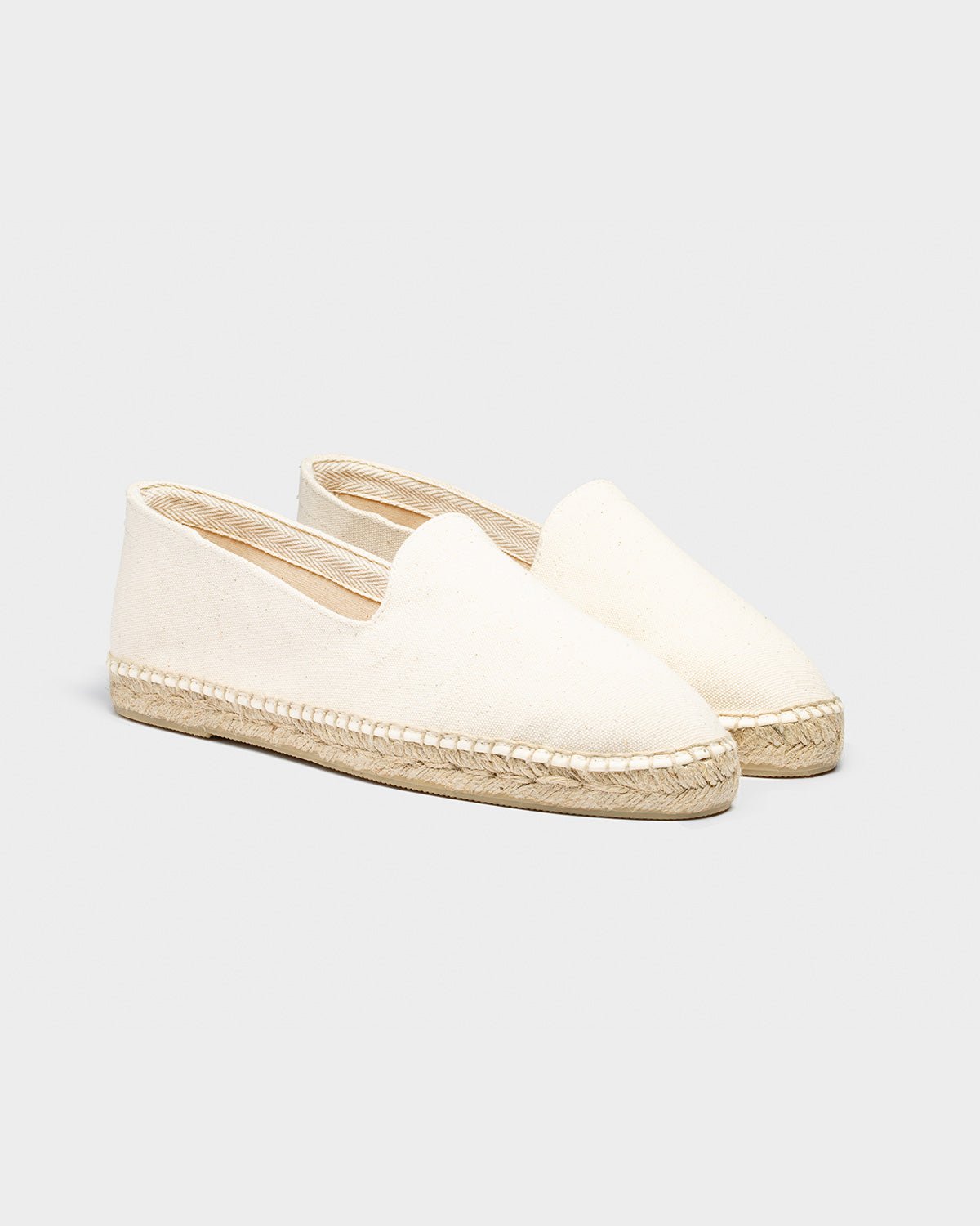 Espadrilles Ivory Canvas - THE RESORT CO